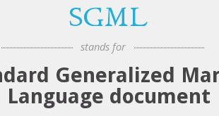 SGML Standard Generalized Markup Language cahsemarang.com