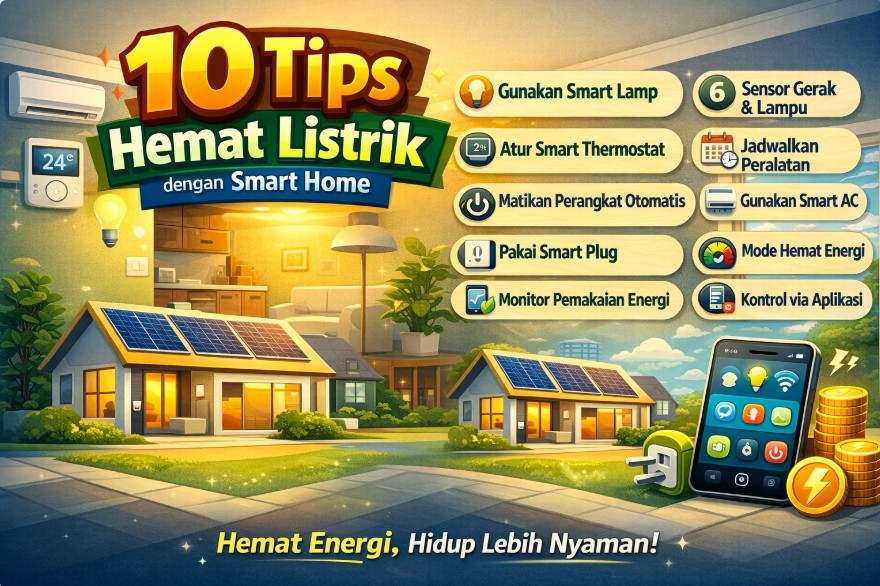 Tips Hemat Listrik dengan Smart Home